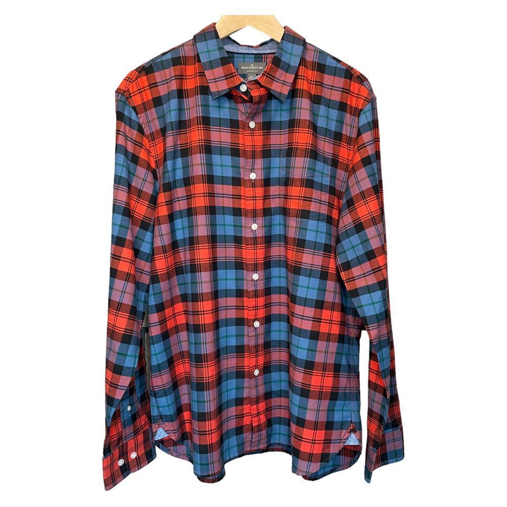 L.L.Bean Signature Plaid Shirt L